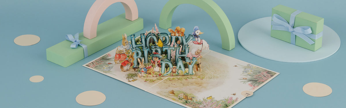 Beautiful pop-up card showcase