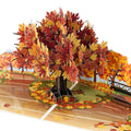 Autumn Leaves Pop Up Card