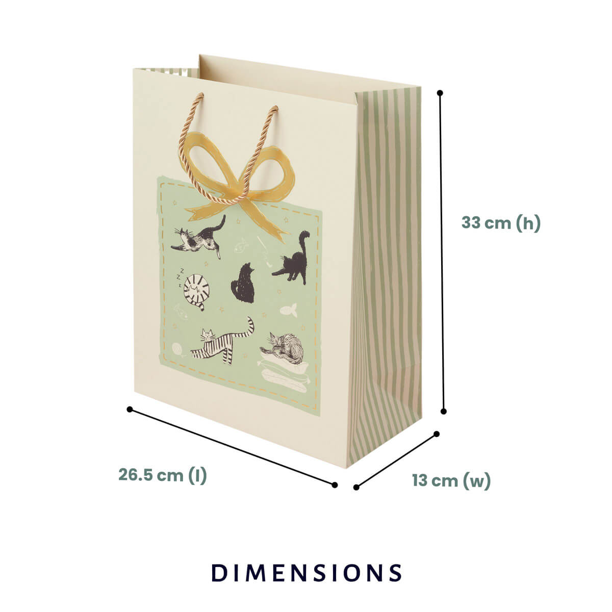 Cats Large Gift Bag