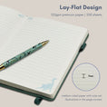 Load image into Gallery viewer, Battersea A5 lined notebook for cat lovers with flat lay binding and 120gsm premium paper, 200 pages
