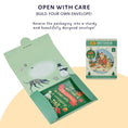 Load image into Gallery viewer, 3D Santa Dogs pop-up charity card reversible envelope
