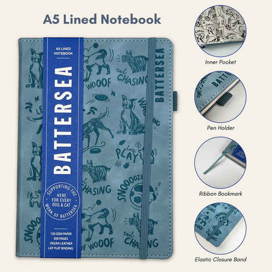 Battersea Dogs A5 Lined Notebook