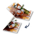 Load image into Gallery viewer, Beer and Whiskey Pop Up Card for Birthdays Card for Him and Fathers Day Cards - Image of 3D card closing
