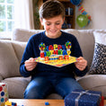 Load image into Gallery viewer, Birthday Bricks Pop Up Card
