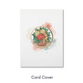 Load image into Gallery viewer, Festive Florals Pop Up Card

