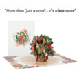 Load image into Gallery viewer, Festive Florals Pop Up Card
