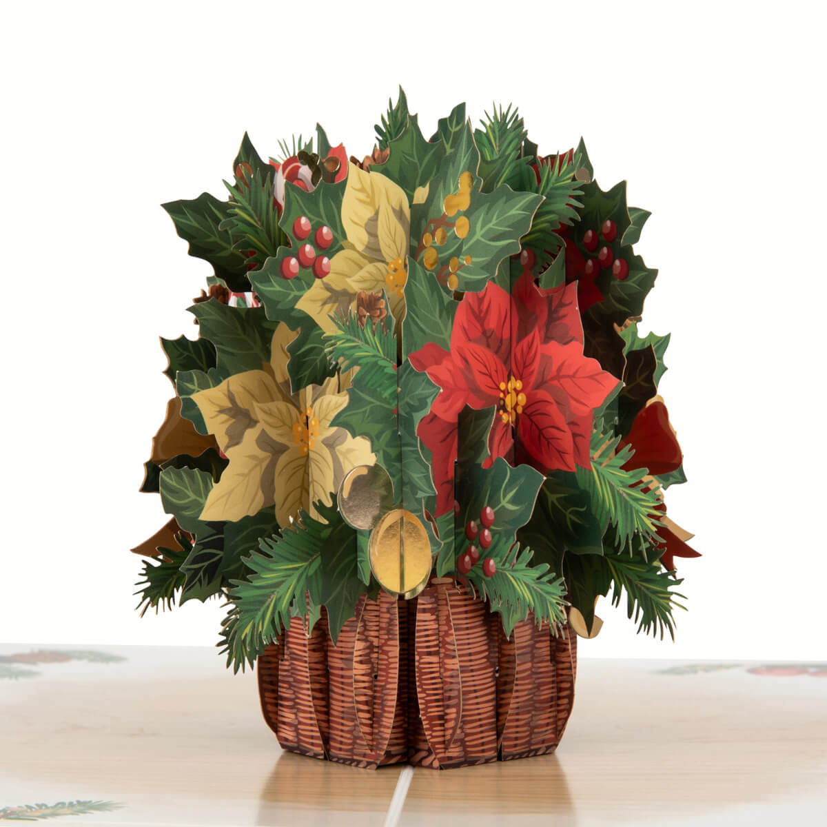 Festive Florals Pop Up Card
