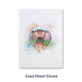 Load image into Gallery viewer, Cardology French Bulldog Pop Up Card - Image of card front cover
