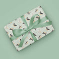 Load image into Gallery viewer, Battersea Cats Birthday Gift Wrap Pack of 4 sheets, 2 patterns for Cat Lovers - Charity gift wrapping paper - lifestyle image showing the first pattern
