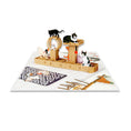 Load image into Gallery viewer, Cat Tree 3D pop up card for cat mum and cat dad - close up image of the card open
