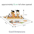 Load image into Gallery viewer, cat tree 3d card dimensions image which is 30cm (l) x 20cm (w) x 12cm (h)
