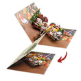 Load image into Gallery viewer, Christmas Gnomes Pop Up Card - Nordic Gonks 3D Christmas Card by Cardology - closing image

