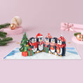 Load image into Gallery viewer, Christmas Penguins Card
