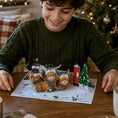 Load image into Gallery viewer, Christmas Highland Cow Pop Up Card
