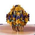 Load image into Gallery viewer, daffodils 3d card close up image

