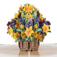 Load image into Gallery viewer, Cardology daffodils 3d greeting card close up image perfect for mothers day cards
