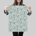 Load image into Gallery viewer, Battersea Dogs & Cats Home Gift Wrap for Dog Lovers - Pack of 4 sheets with 2 patterns. Perfect for birthdays and other celebratory occasions. Dimensions are 50cm x 70cm per sheet
