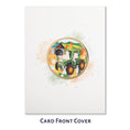 Load image into Gallery viewer, Farmyard Animals Pop Up Card by Cardology - Close up image of card cover
