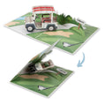 Load image into Gallery viewer, Golf pop up card by Cardology - image of card closing
