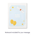 Load image into Gallery viewer, Graduation Congratulations 3D Pop Up Card - Wise Owl Graduation Handmade Gift for University, College, Nursery or Pre-School - Close up image of notecard which is included for personal handwritten message
