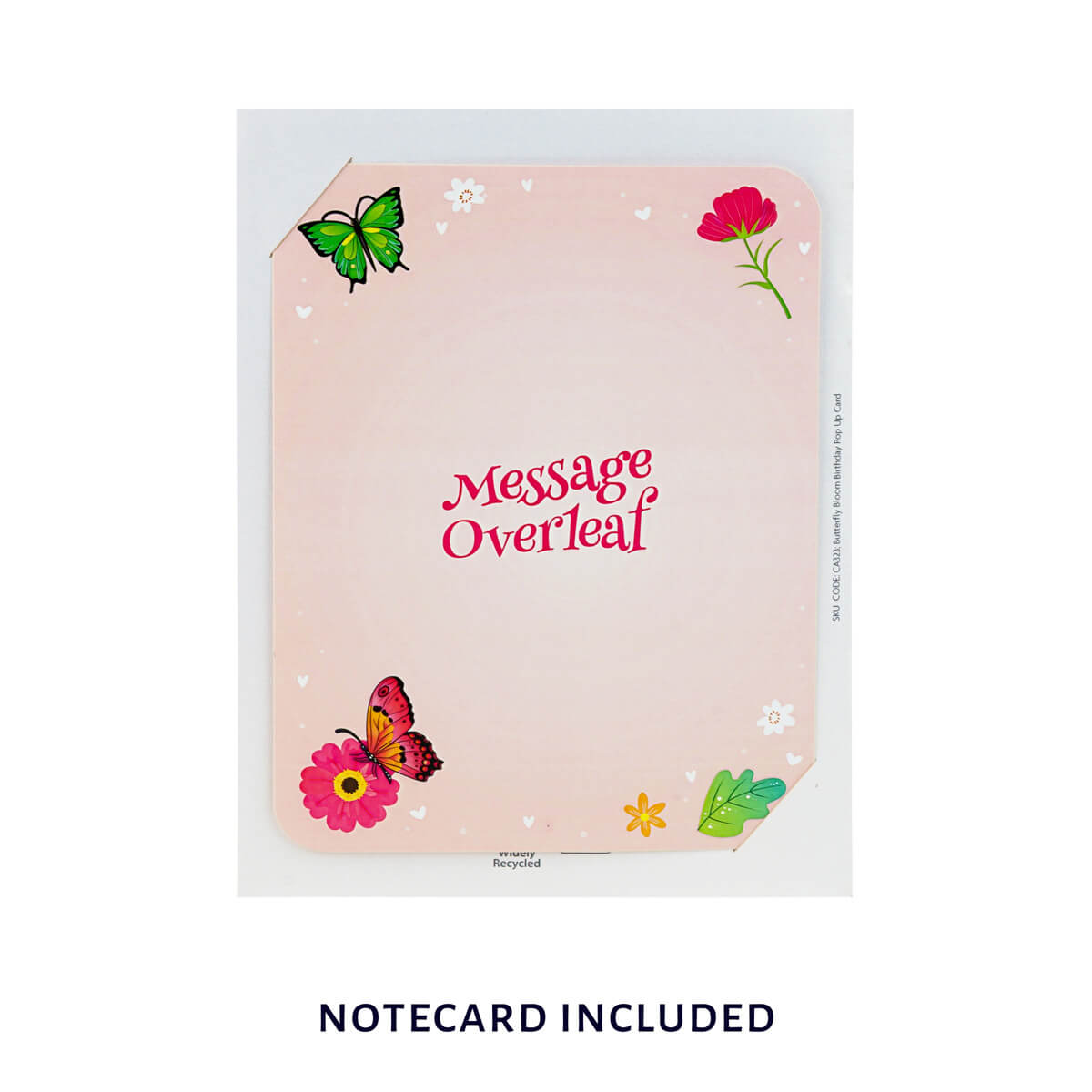 Happy Birthday Butterflies Pop Up Card