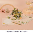 Load image into Gallery viewer, Happy Couple 3D Engagement Card - image of notecard for personal message
