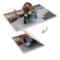 Load image into Gallery viewer, Harry Potter Hagrid Pop Up Card by Cardology - Happee Birthdae 3D Card - closing image of card
