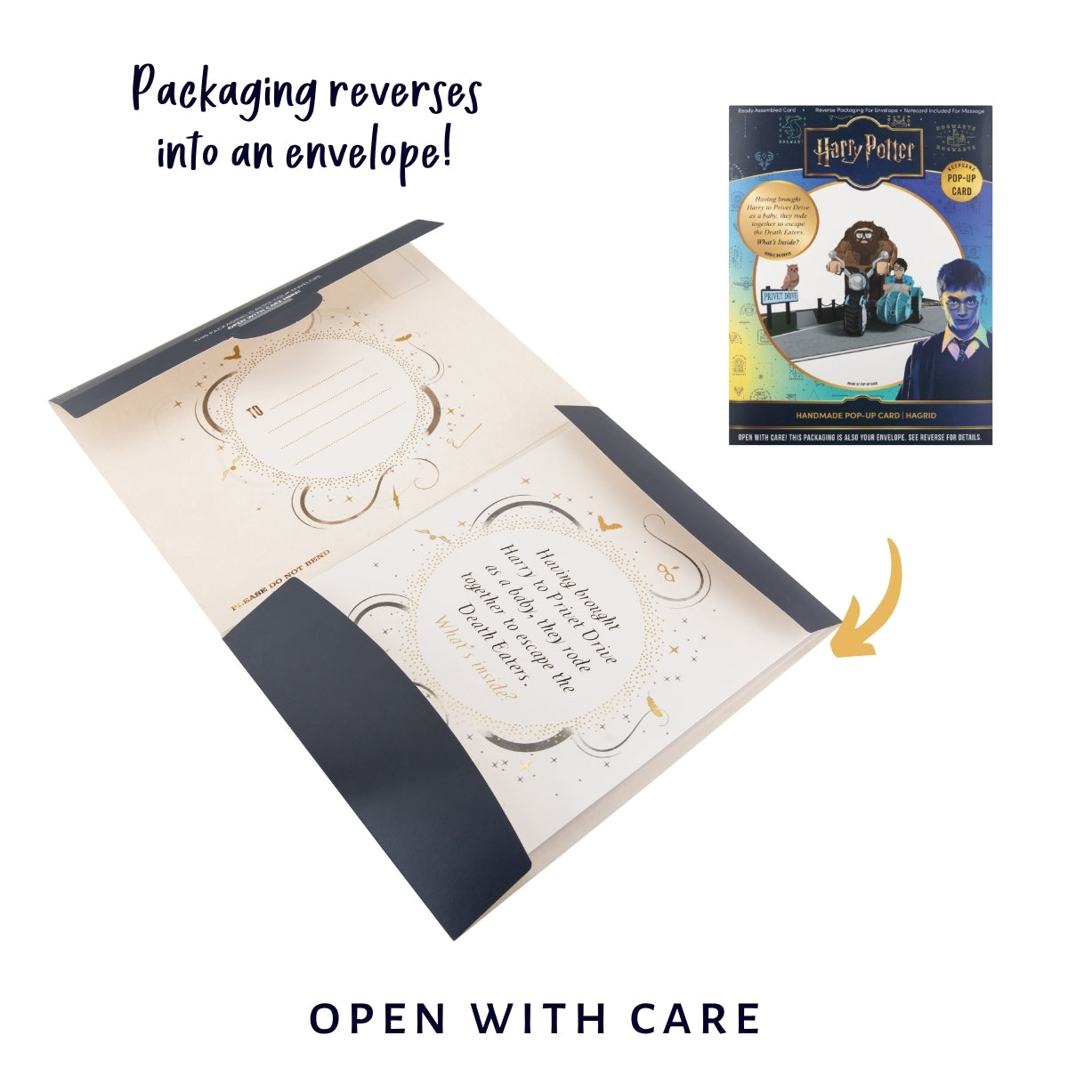 Harry Potter Hagrid Pop Up Card