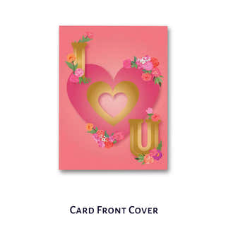 I Love You Pop Up Card