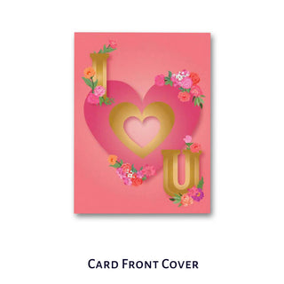 I Love You Pop Up Card