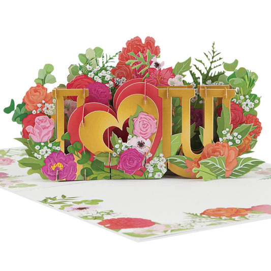 I Love You Pop Up Card