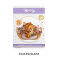 Load image into Gallery viewer, image of Cardology New Baby Bear Pop Up Card packaging which converts into a reversible envelope
