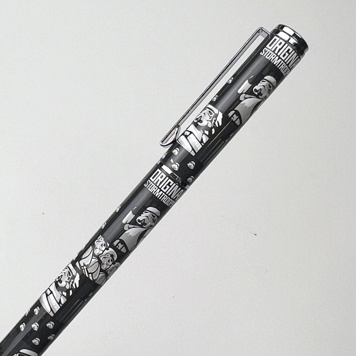 Original Stormtrooper Ballpoint Refillable Pen in Black Ink - Pairs with Stormtrooper A5 lined notebook for a gift ready stationery set for men