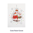 Load image into Gallery viewer, Cardology Robin Pop Up Card for Christmas - image of the card front cover
