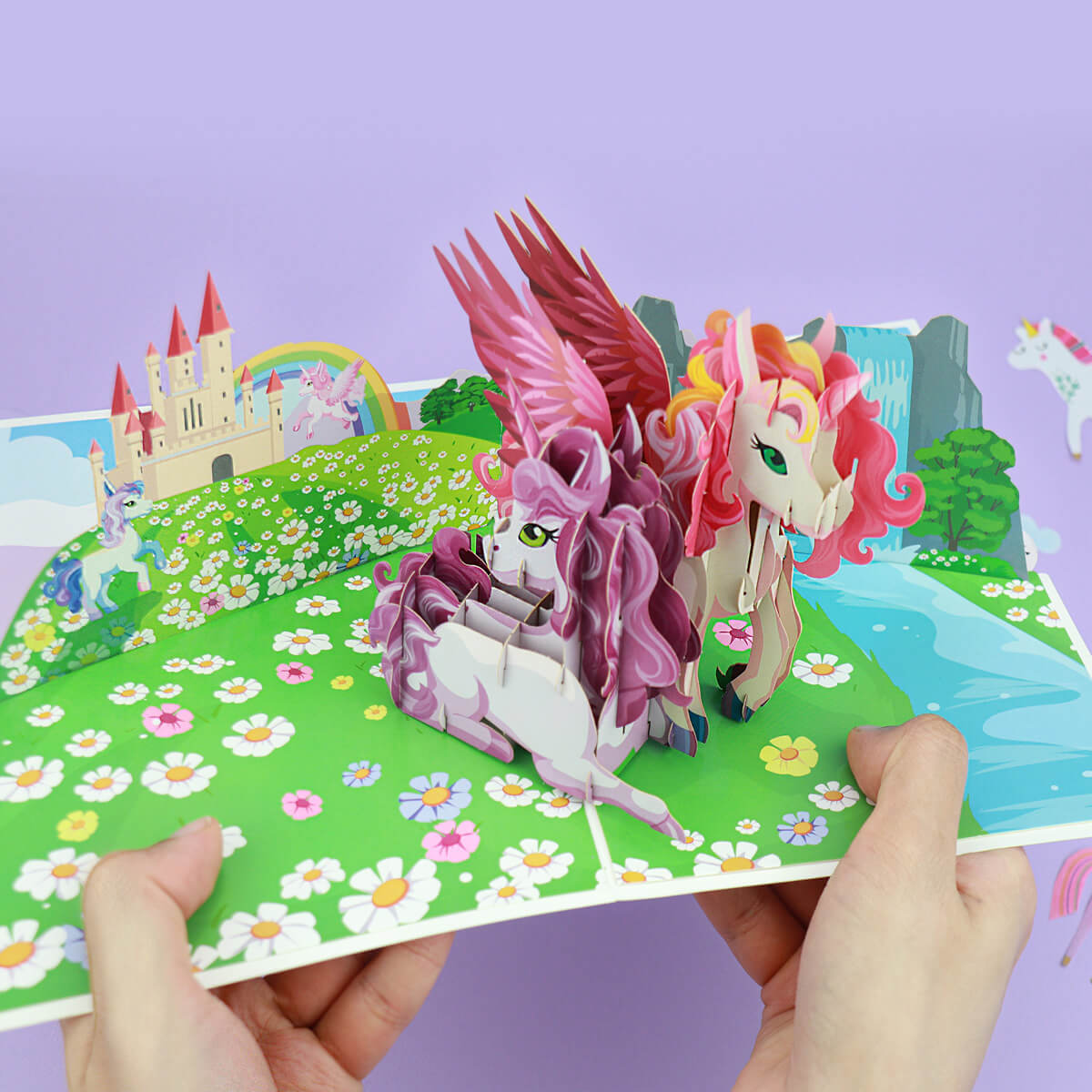 Unicorn Pop Up Card