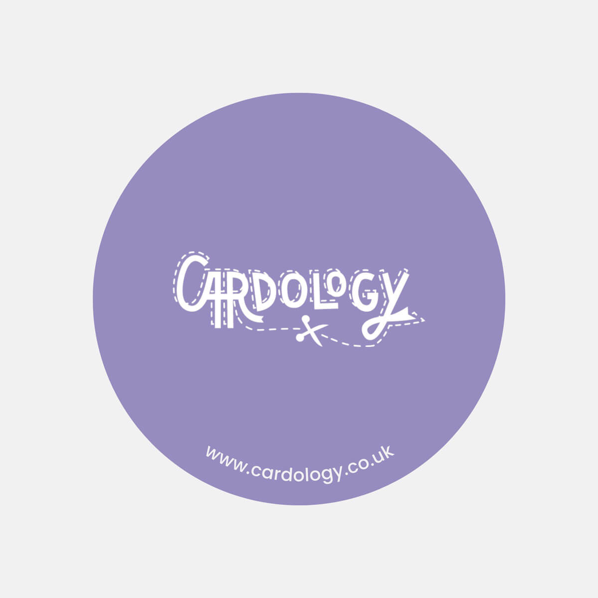 without compromising the inside pop-up design. It's a thoughtful addition that adds a personal touch and preserves the beauty of the card. Image showing Cardology logo - www.cardology.co.uk