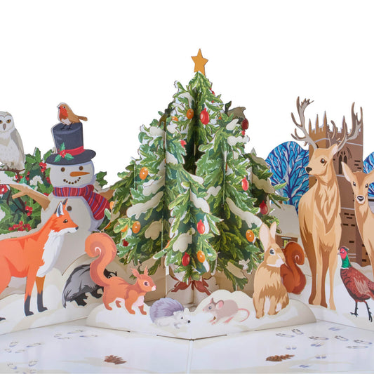 Winter Woodland Pop Up Card