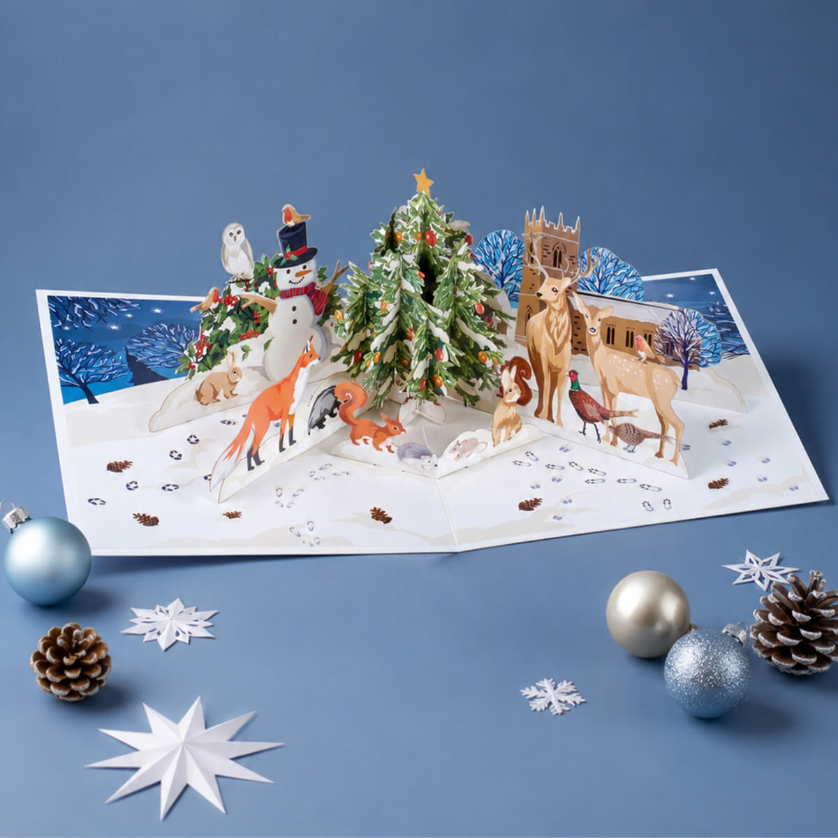 Winter Woodland Pop Up Card