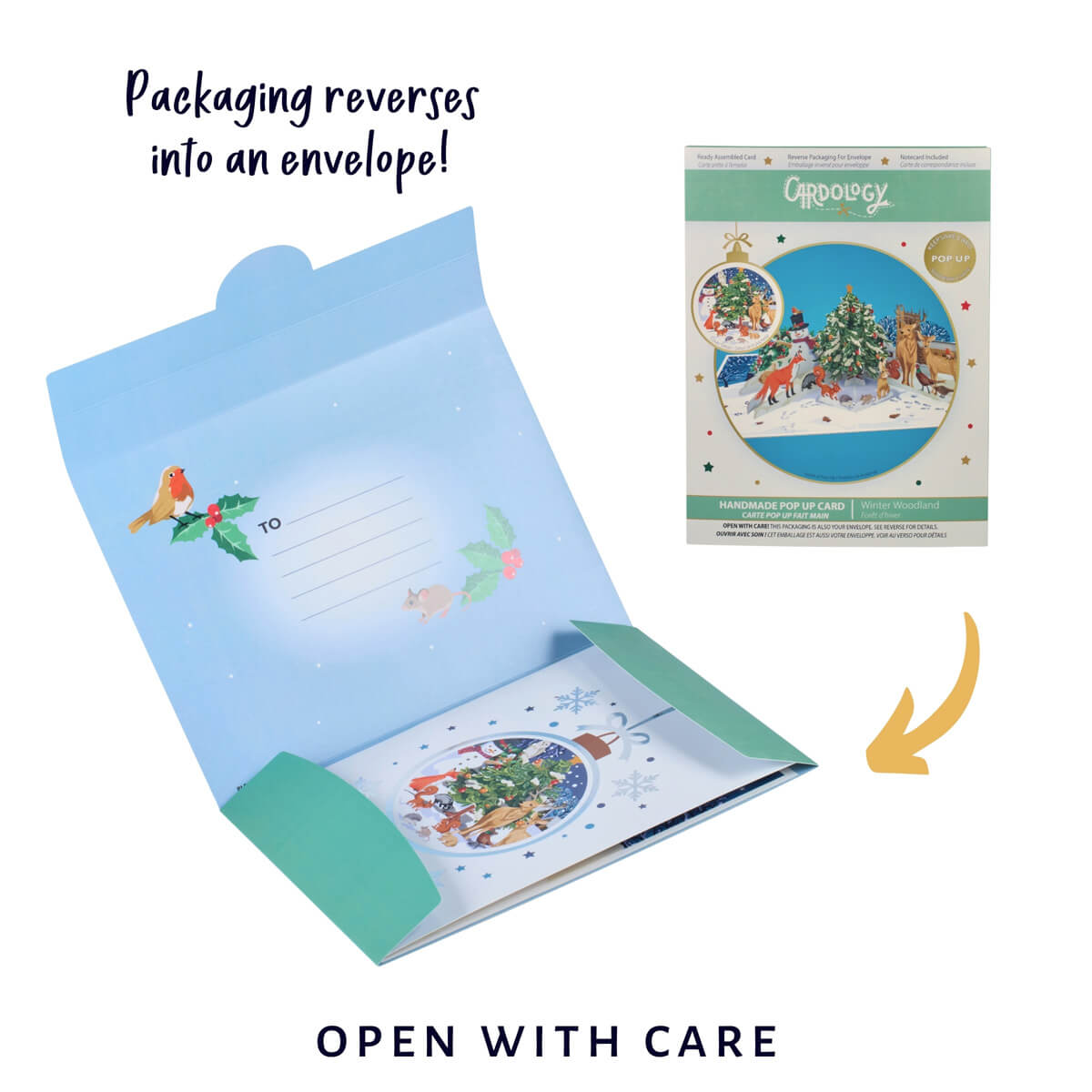 Winter Woodland Pop Up Card