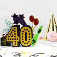 Load image into Gallery viewer, lifestyle image of 40th birthday card
