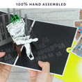 Load image into Gallery viewer, The Joker Batman Pop Up Card - Hands Holding Card Open
