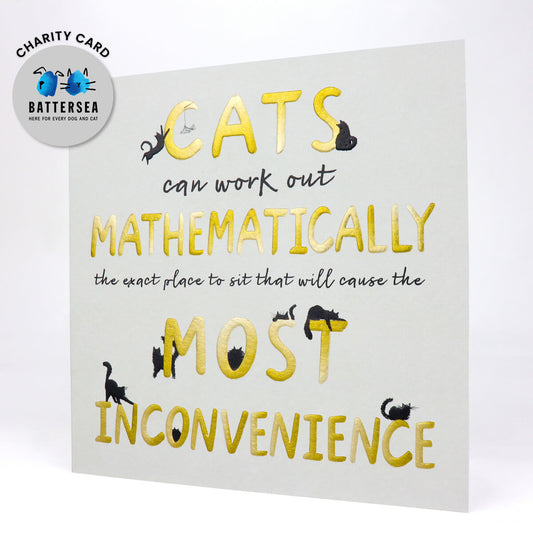 Inconvenient Cats Card