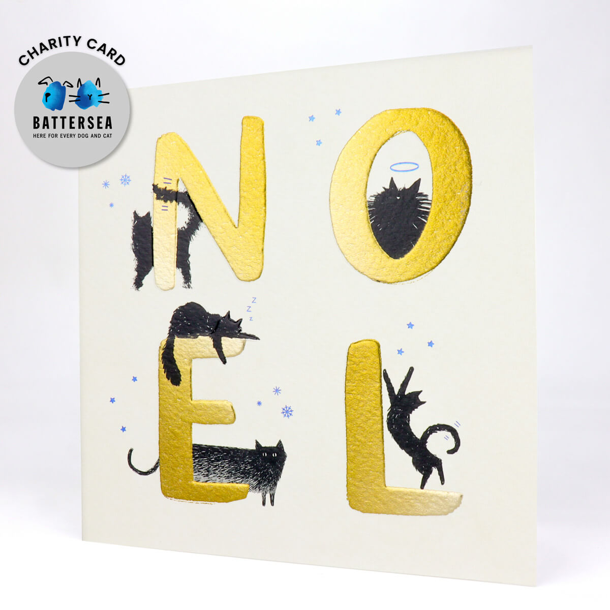 Cardology Christmas Cats Greeting Card