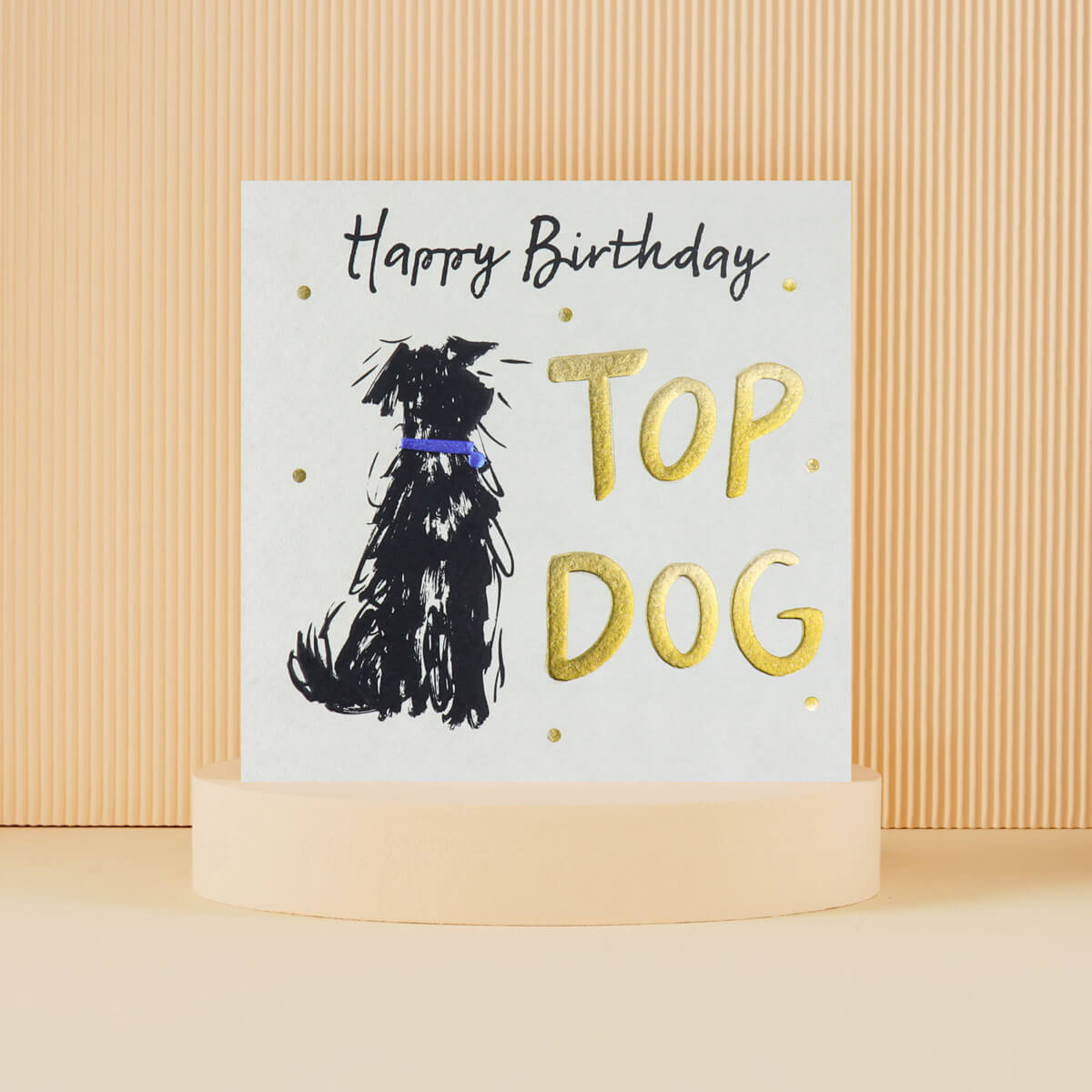 Happy Birthday Top Dog Card