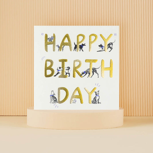 Dogs Happy Birthday Card