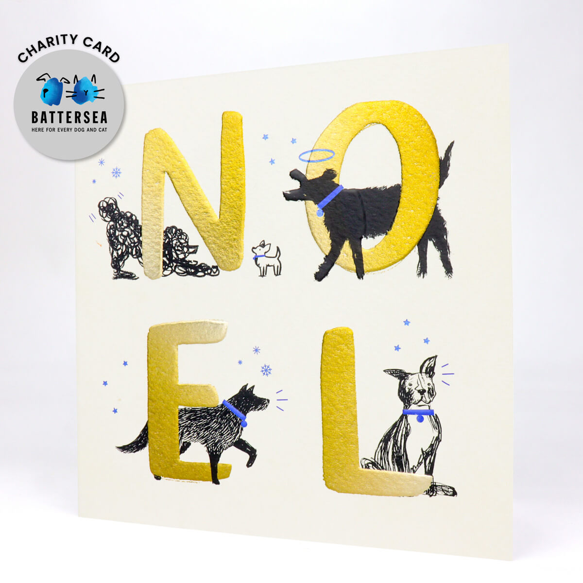 Noel Christmas Dogs Card