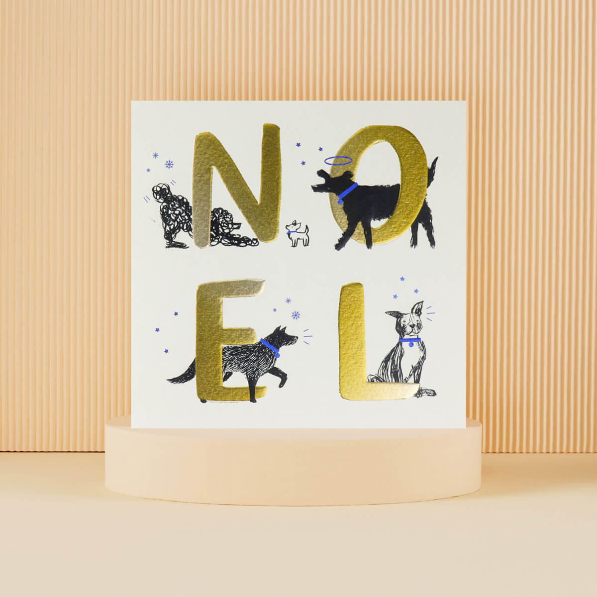 Noel Christmas Dogs Card