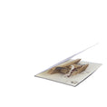Load image into Gallery viewer, "Cat Tree" pop up birthday cat card featuring a 3D wood effect paper cat tree with 5 cats playing on it, slightly open at 45 degree angle
