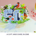 Load image into Gallery viewer, 50th birthday pop up card uk for her
