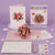 Floral Crown Pop Up Card for Valentine's Day Cards or Mother's Day Cards